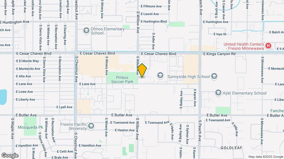 5014 E Alta Ave Mapa y Detalles de la Ubicación