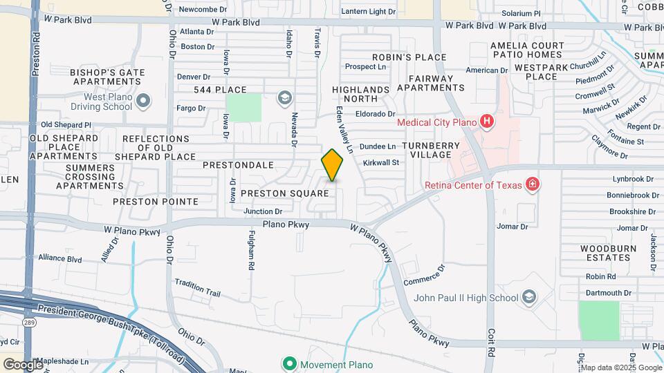 1509 Rockcliff St Map and Location Details