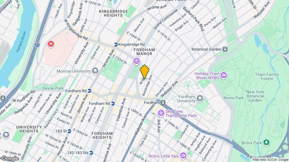 2584 Briggs Ave Map and Location Details