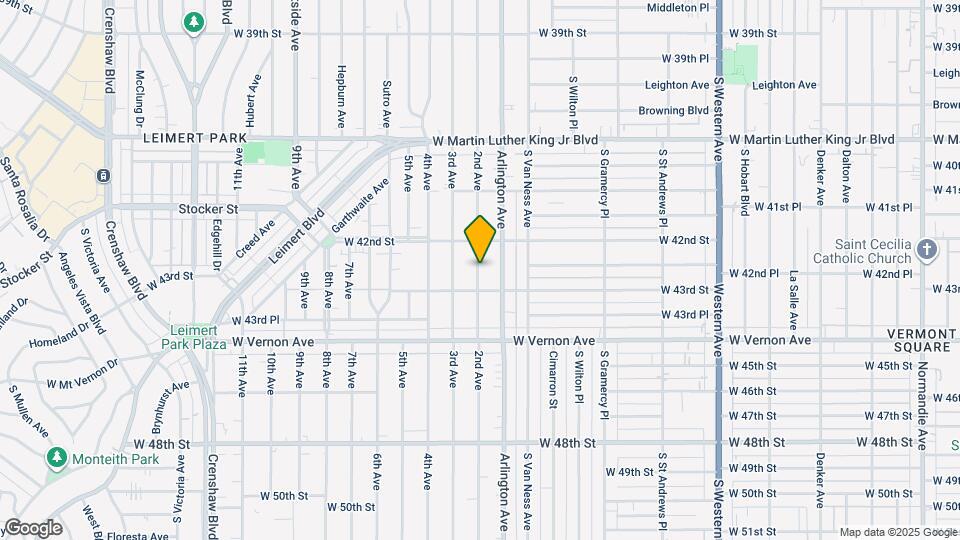 4256 2nd Ave, Unit 4256 Map and Location Details