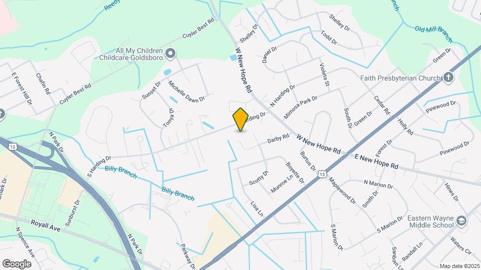 1501 Darby Pl Map and Location Details