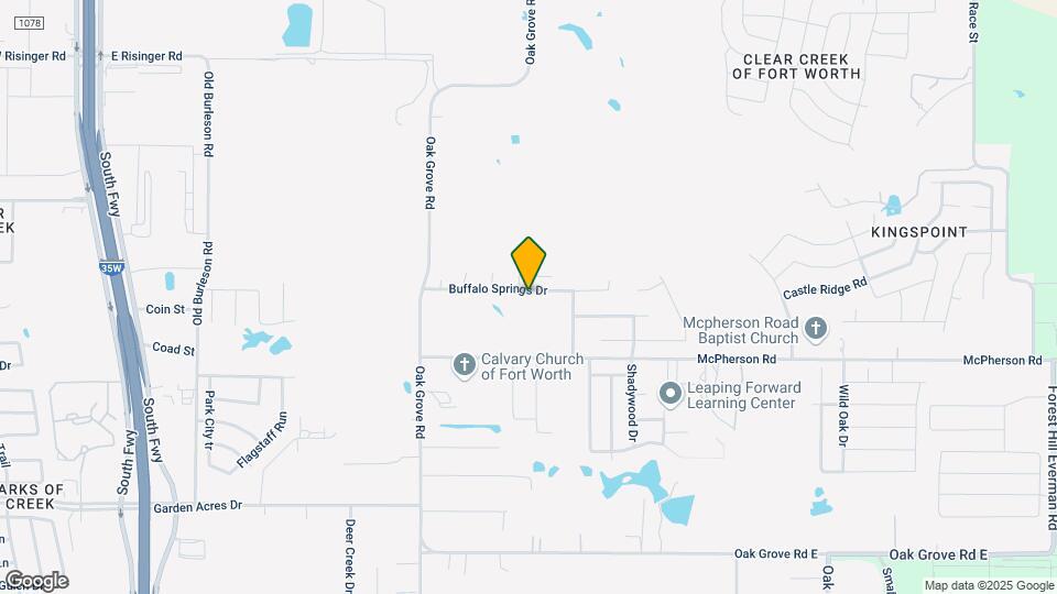 900 Buffalo Springs Dr Map and Location Details