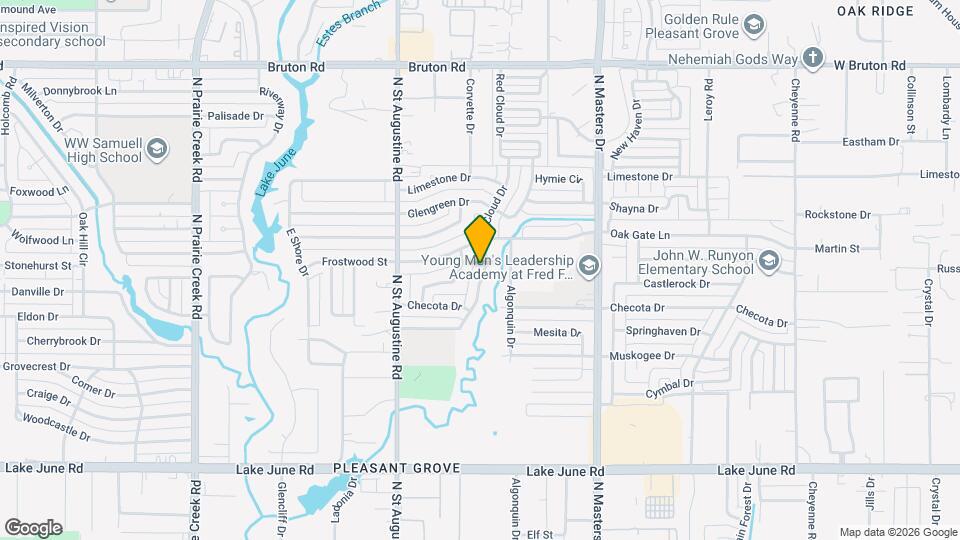1703 Red Cloud Dr Map and Location Details