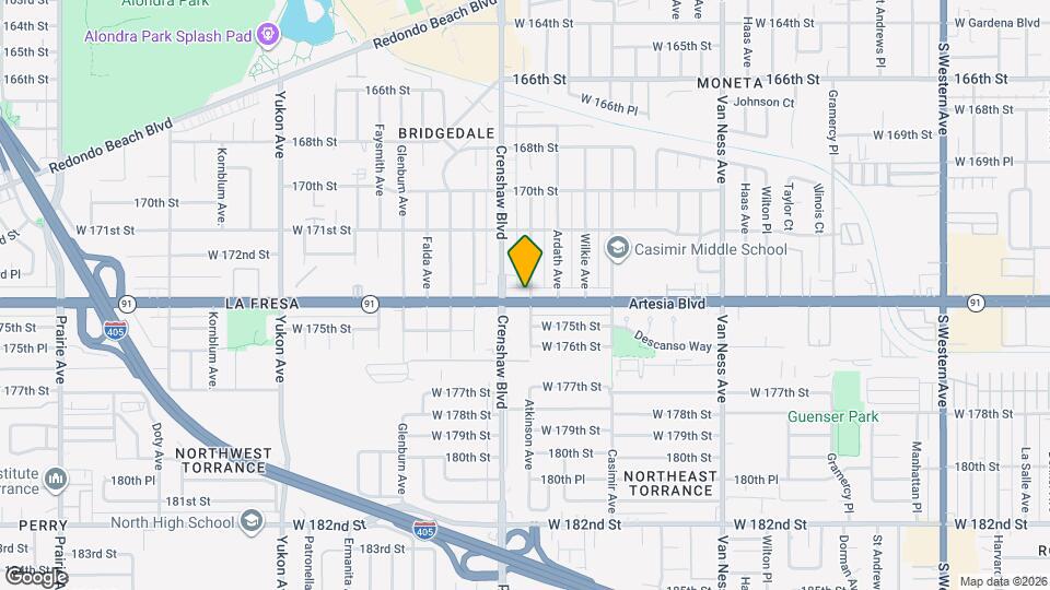 3007 Artesia Blvd Map and Location Details