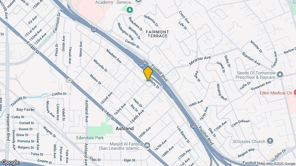 1722 163rd Ave Map and Location Details
