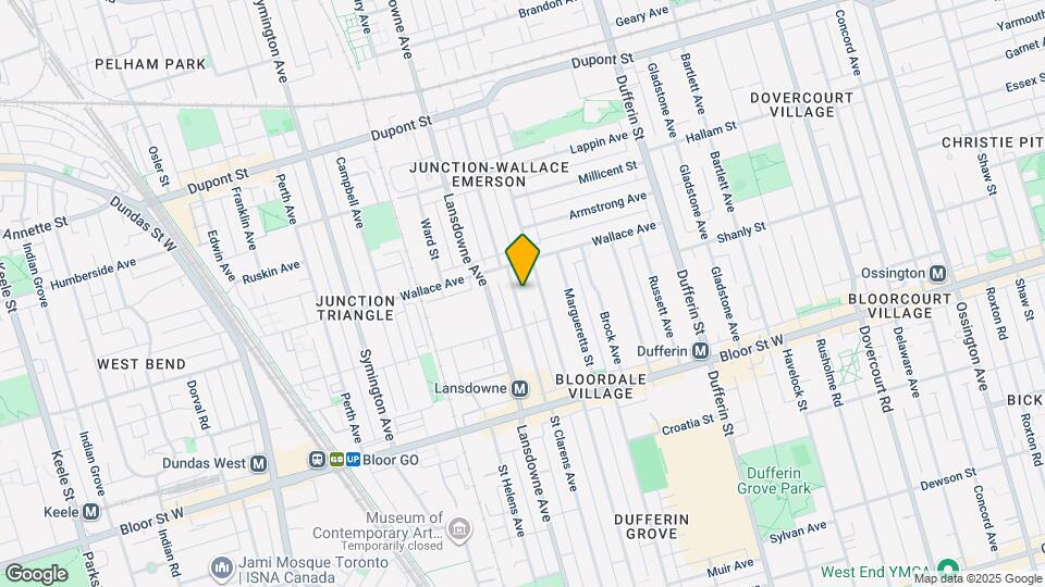 551 St Clarens Ave Map and Location Details