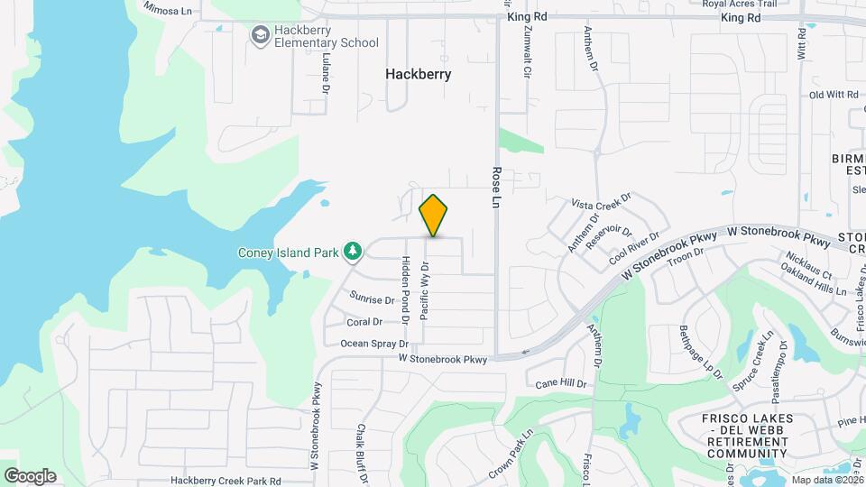 4313 Coney Island Drive Map and Location Details