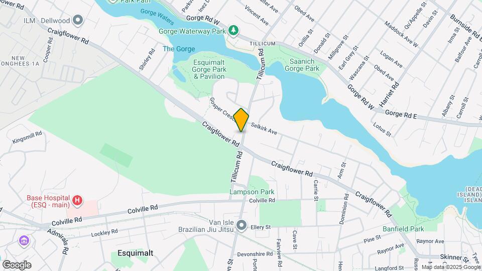 1008 Tillicum Rd Map and Location Details