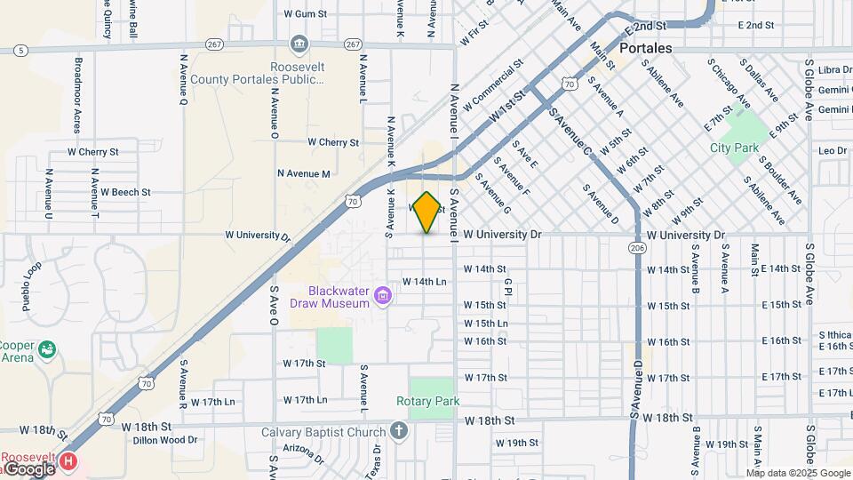 1023 W University Dr Map and Location Details