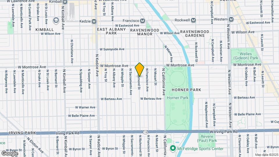 4305 N Richmond St, Unit 1s Mapa y Detalles de la Ubicación