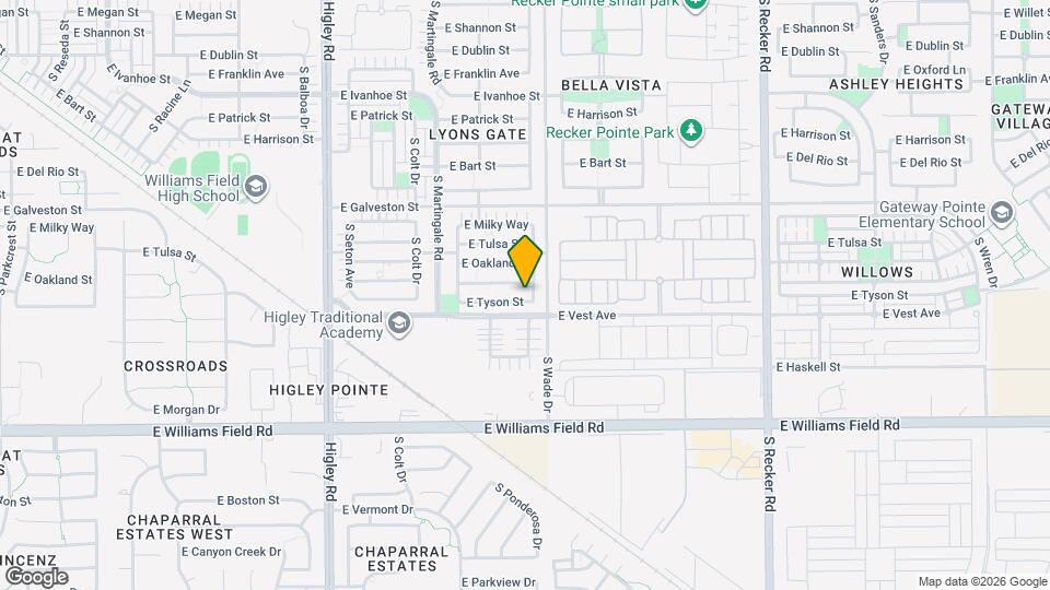 3554 E Tyson St Map and Location Details