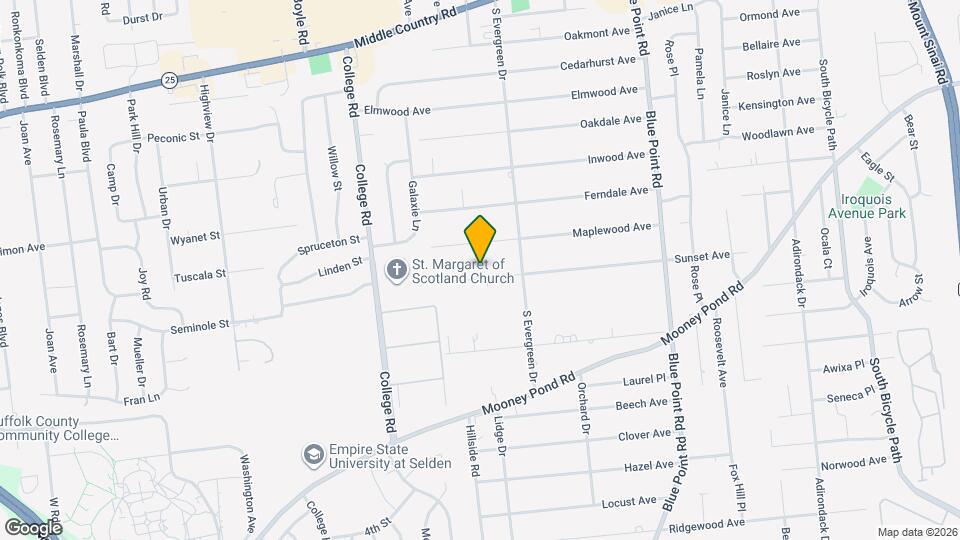 125 Sunset Ave Mapa y Detalles de la Ubicación