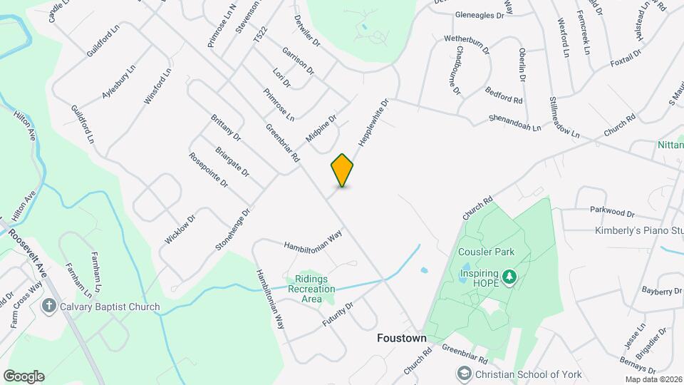 2423 Hepplewhite Dr Map and Location Details