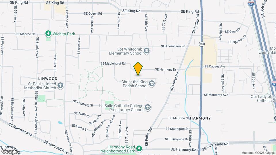 7311 SE Michael Dr Map and Location Details