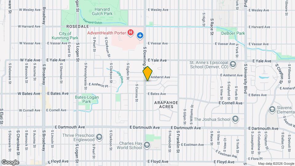 1231 E Bates Pkwy Map and Location Details