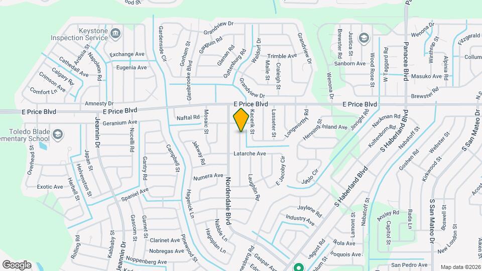 1358 La Suiza St Map and Location Details