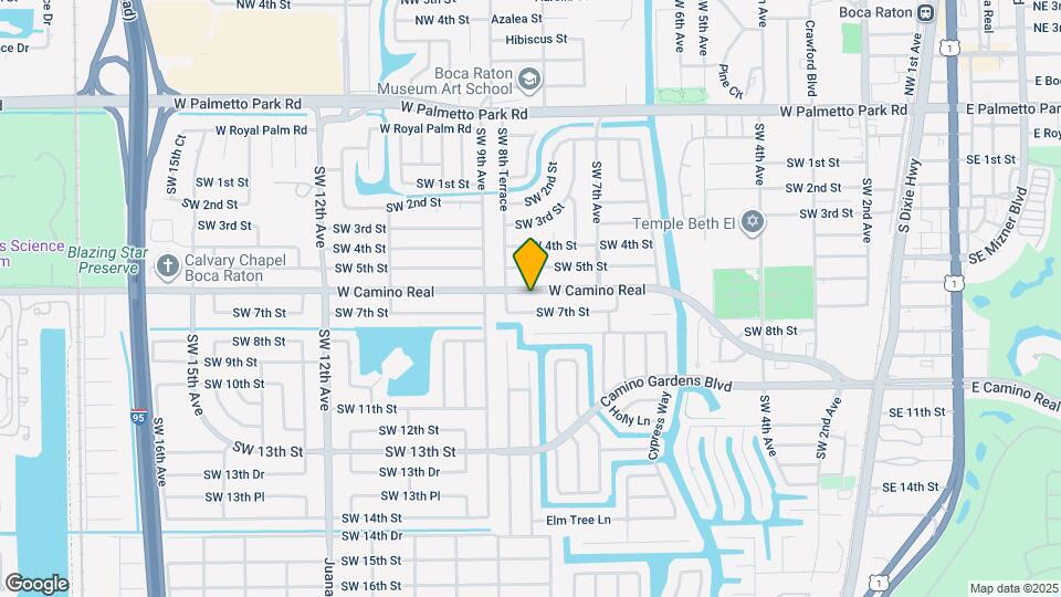 800 W Camino Real Map and Location Details