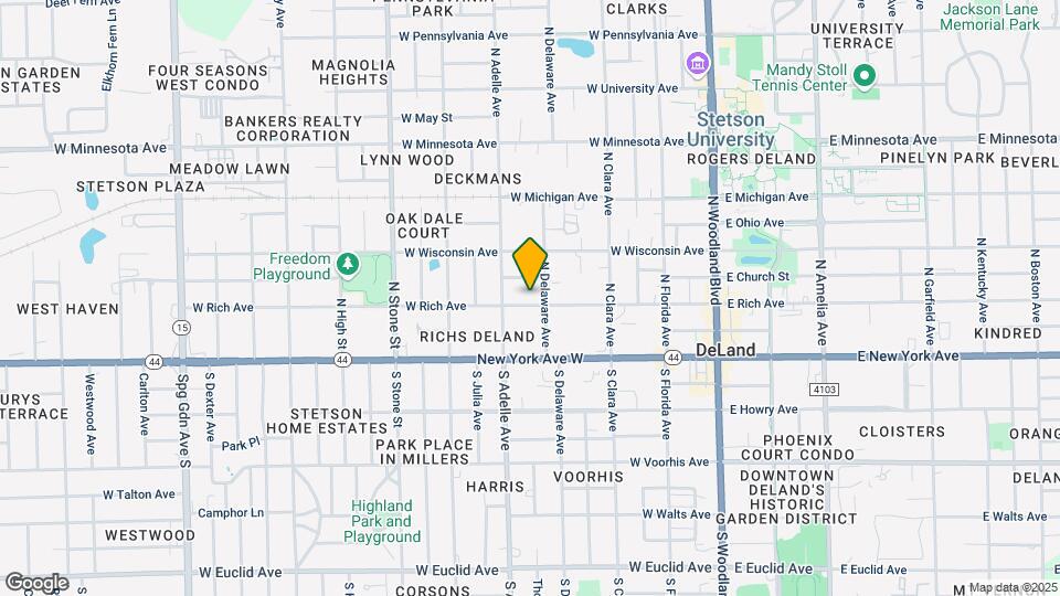 425 W Rich Ave Mapa y Detalles de la Ubicación