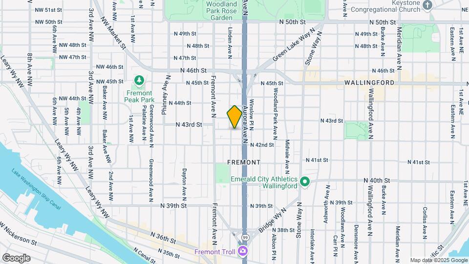 4222 Linden Ave N Map and Location Details