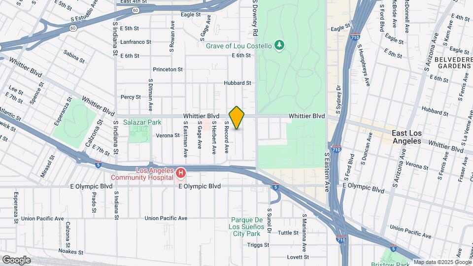 947 3/4-636 S Bonnie Beach Pl Map and Location Details
