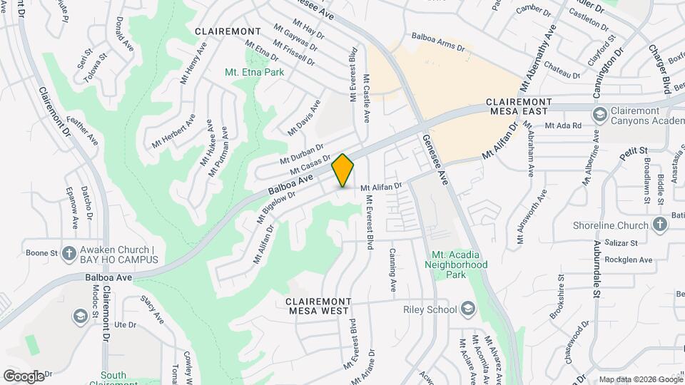 4945 Mt Alifan Dr Map and Location Details