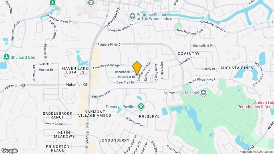 8220 Pinecrest Dr Map and Location Details