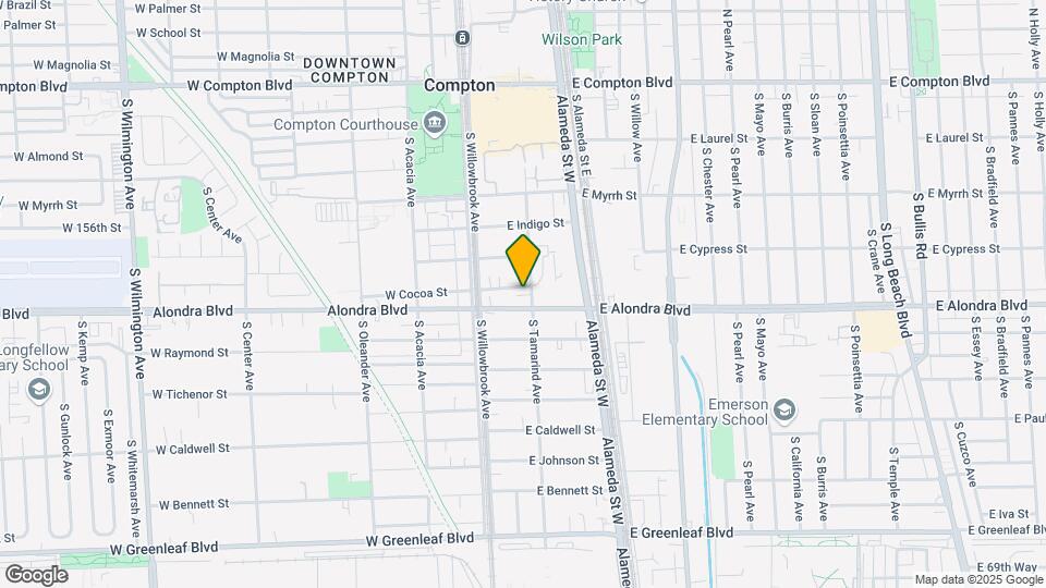 801 S Tamarind Ave Map and Location Details
