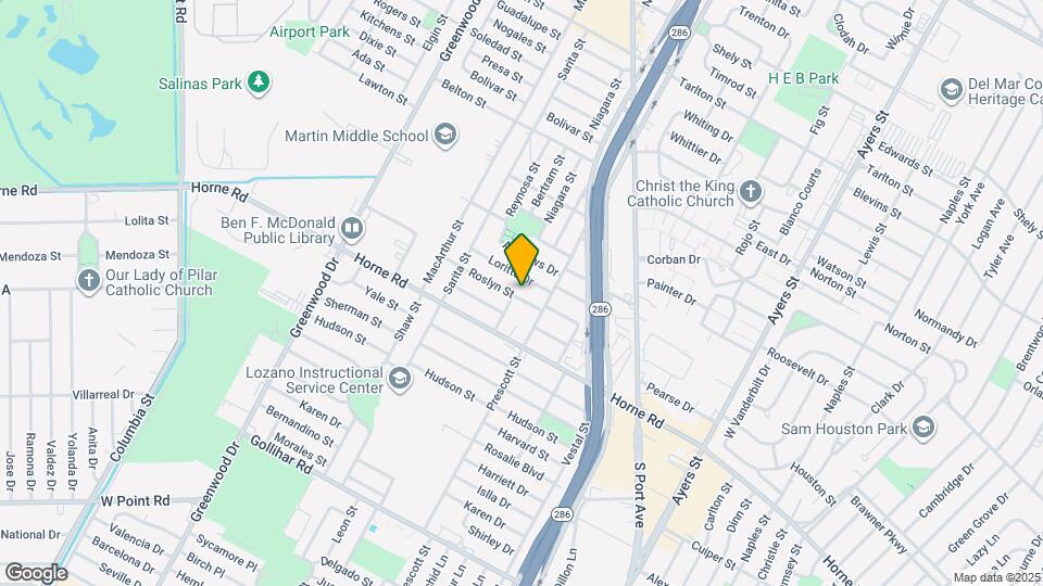 1906 Roslyn St Map and Location Details