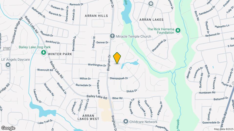 1791 Arrow Ridge Way Map and Location Details
