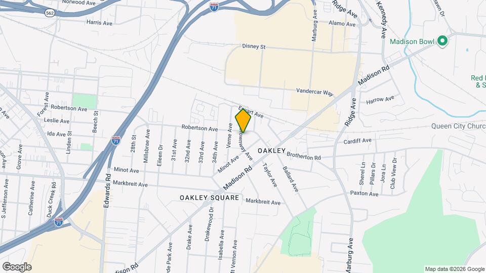 4326 Brownway Ave Map and Location Details