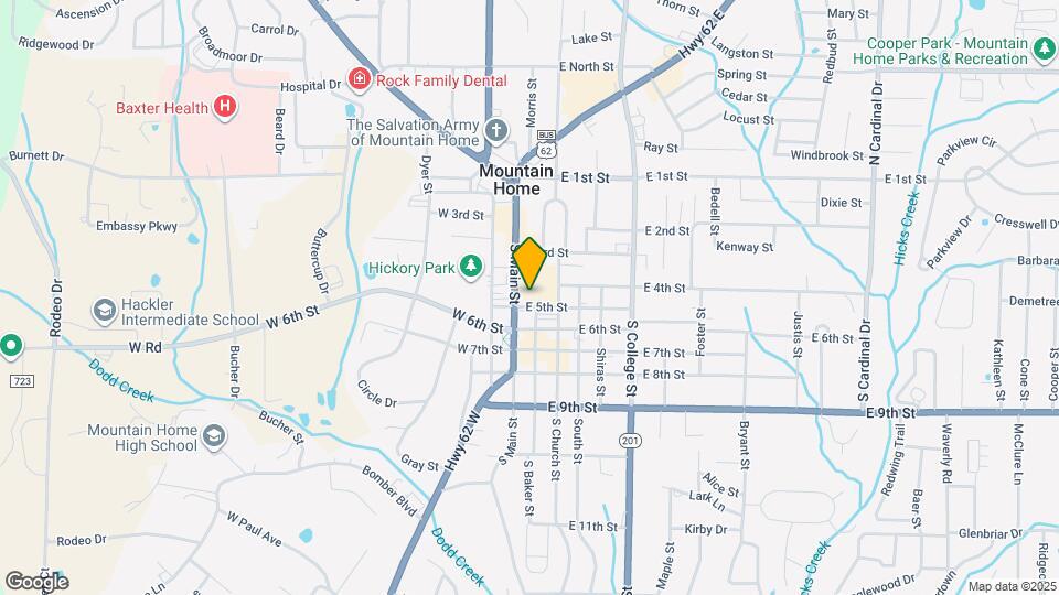 Main Street Flats Map and Location Details