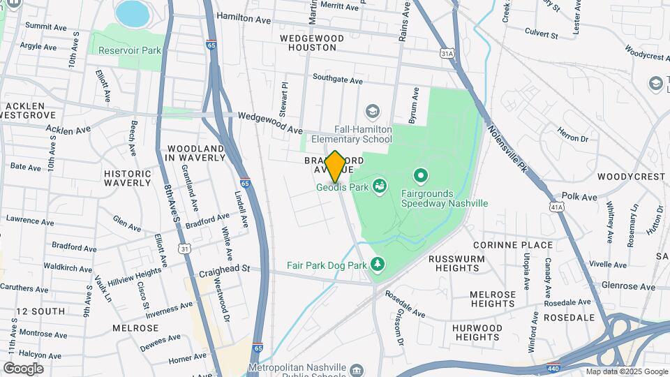 2117 Bransford Ave Map and Location Details