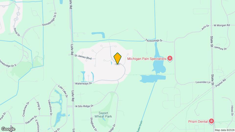 1280 Waterways Dr Map and Location Details