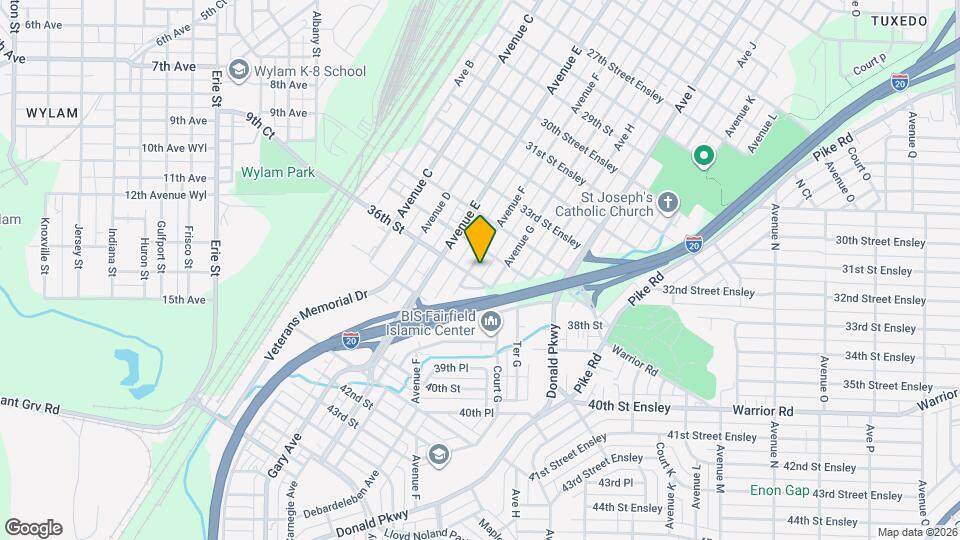 3517 Avenue F Map and Location Details