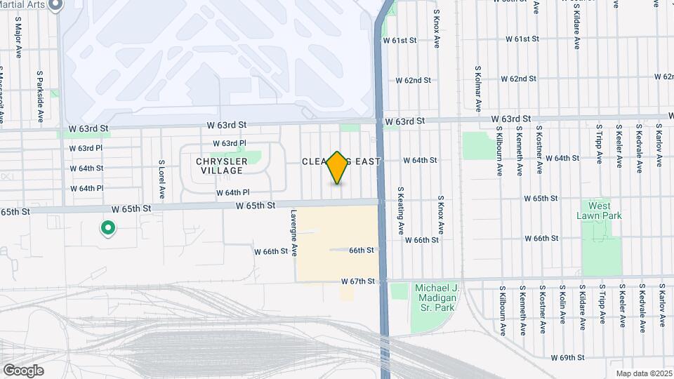 6436 S Lamon Ave Map and Location Details