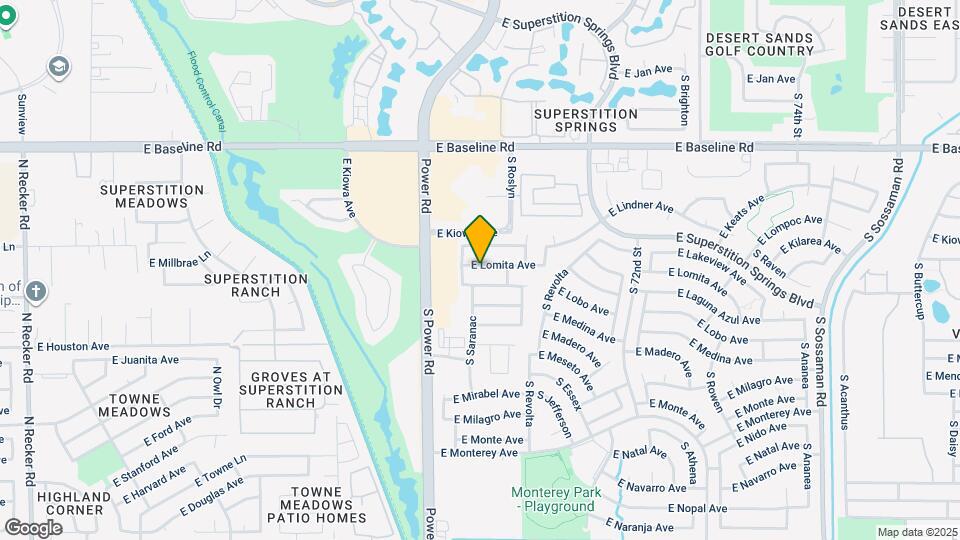 6905 E Lomita Ave Map and Location Details