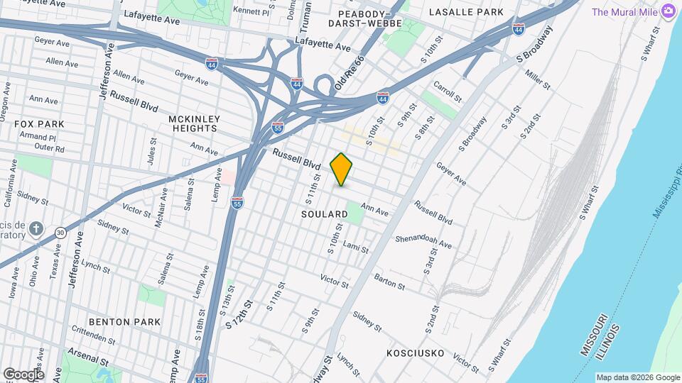 1017 Ann Ave Map and Location Details