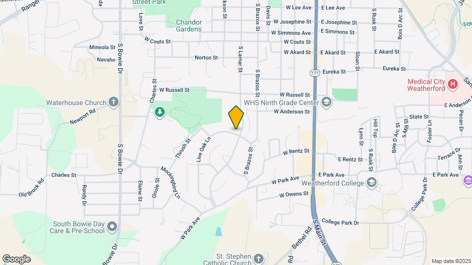 204 Live Oak Ln Map and Location Details