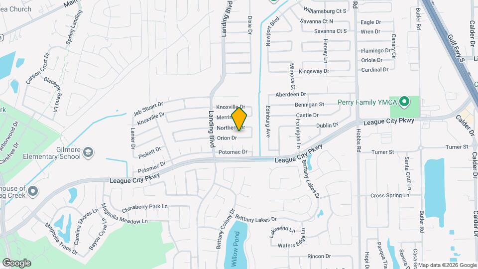 2516 Orion Dr Mapa y Detalles de la Ubicación