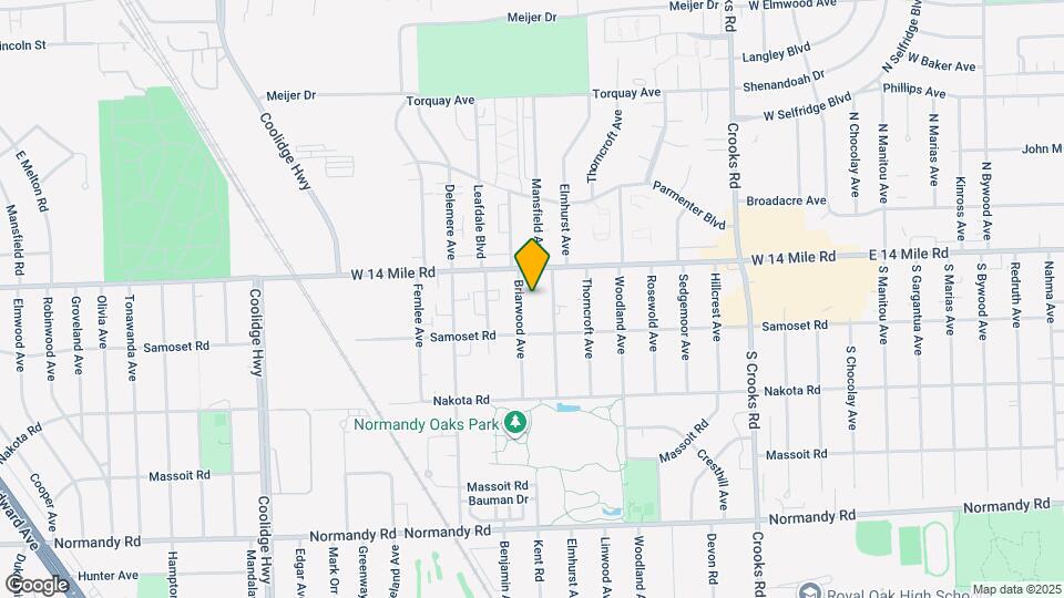 4704 Briarwood Ave Map and Location Details