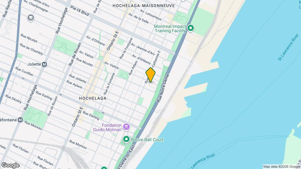 614 Valois Av Map and Location Details