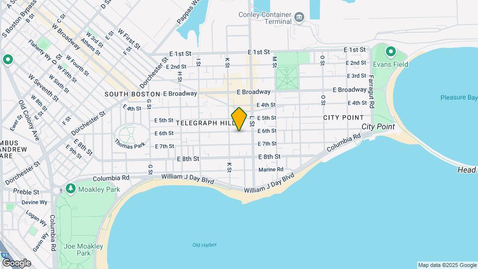 599 E 6th St, Unit 1 Map and Location Details