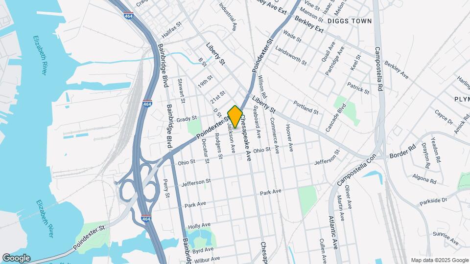 1037 Jackson Ave Map and Location Details