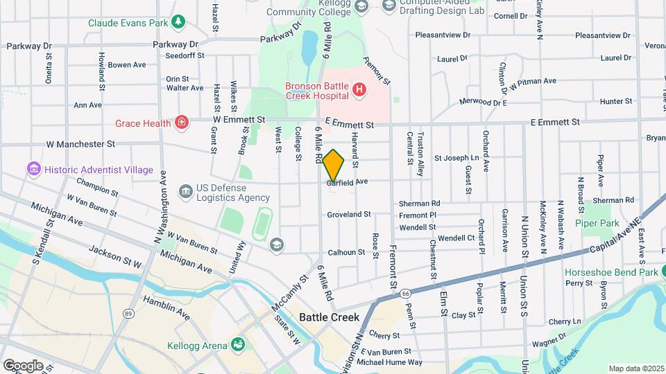 248 Garfield Ave Map and Location Details