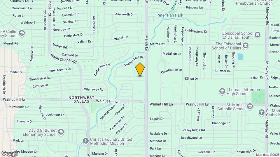 3634 Woodleigh Dr Map and Location Details