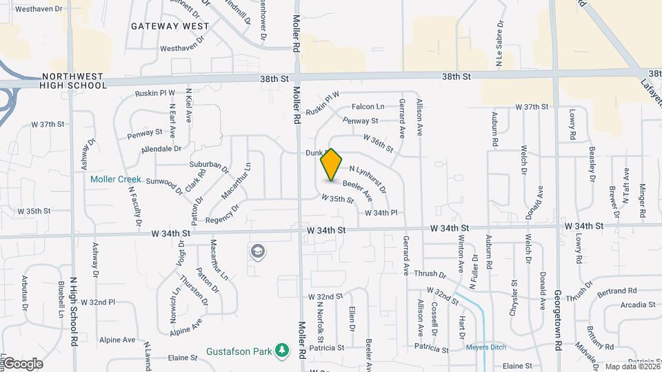 3550 Beeler Ave Map and Location Details