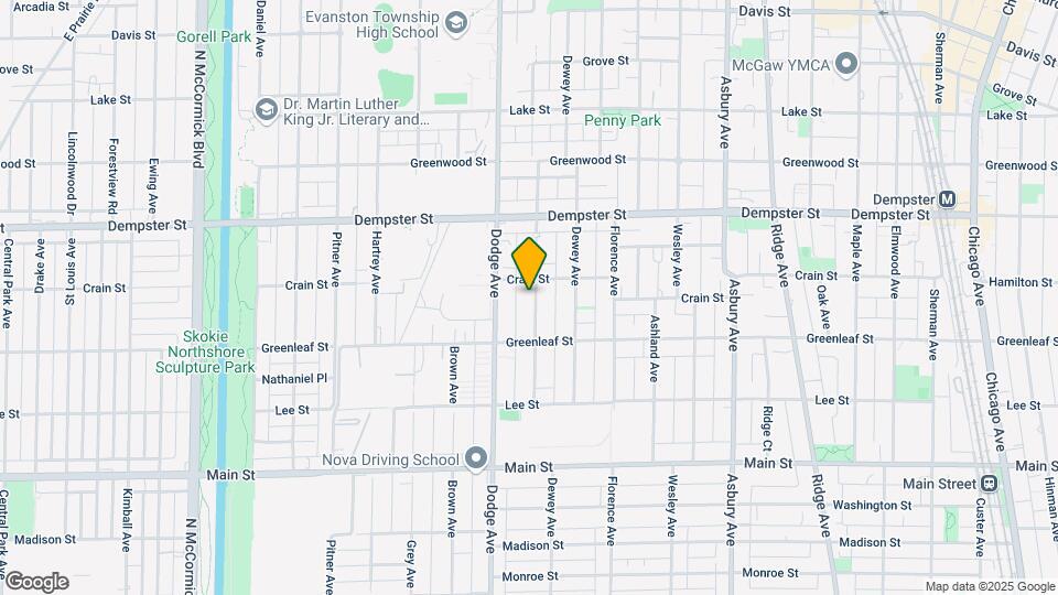 1132 Darrow Ave Map and Location Details