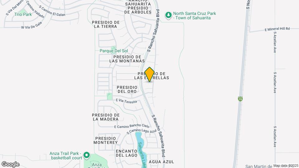 454 E Placita Lezna Map and Location Details