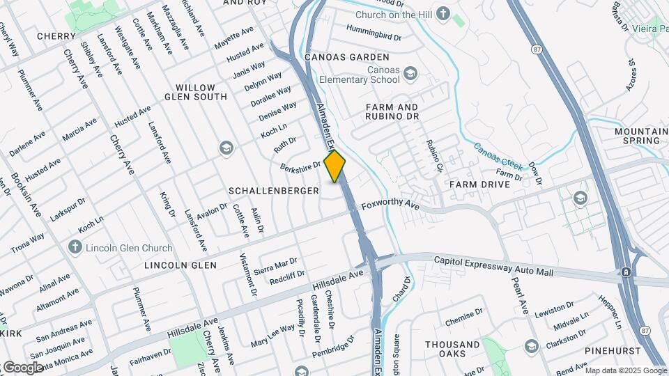 2907 Almaden Rd Map and Location Details