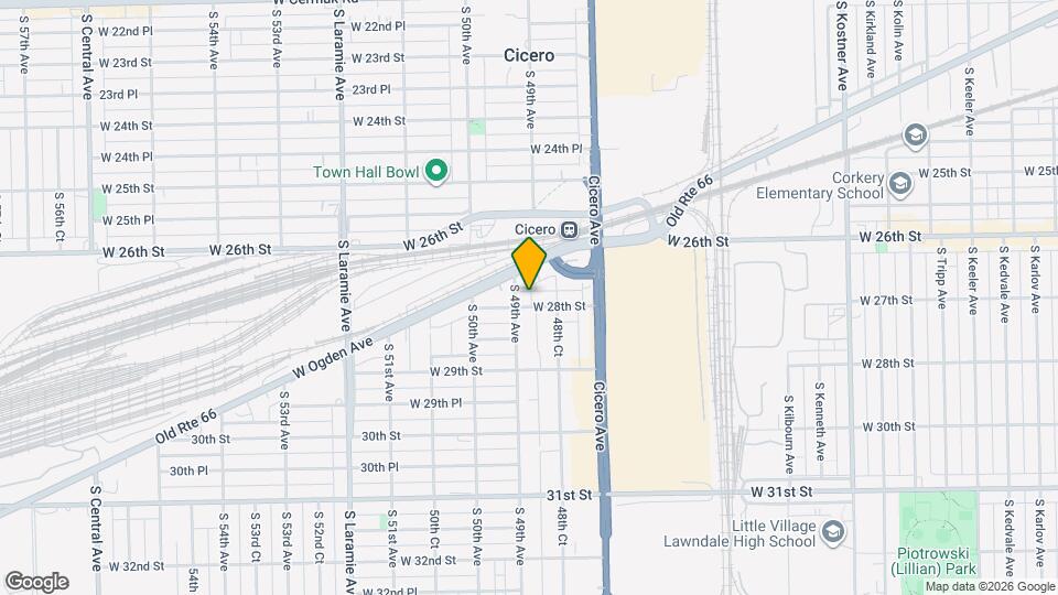 4854 28th St, Unit 4854 Map and Location Details